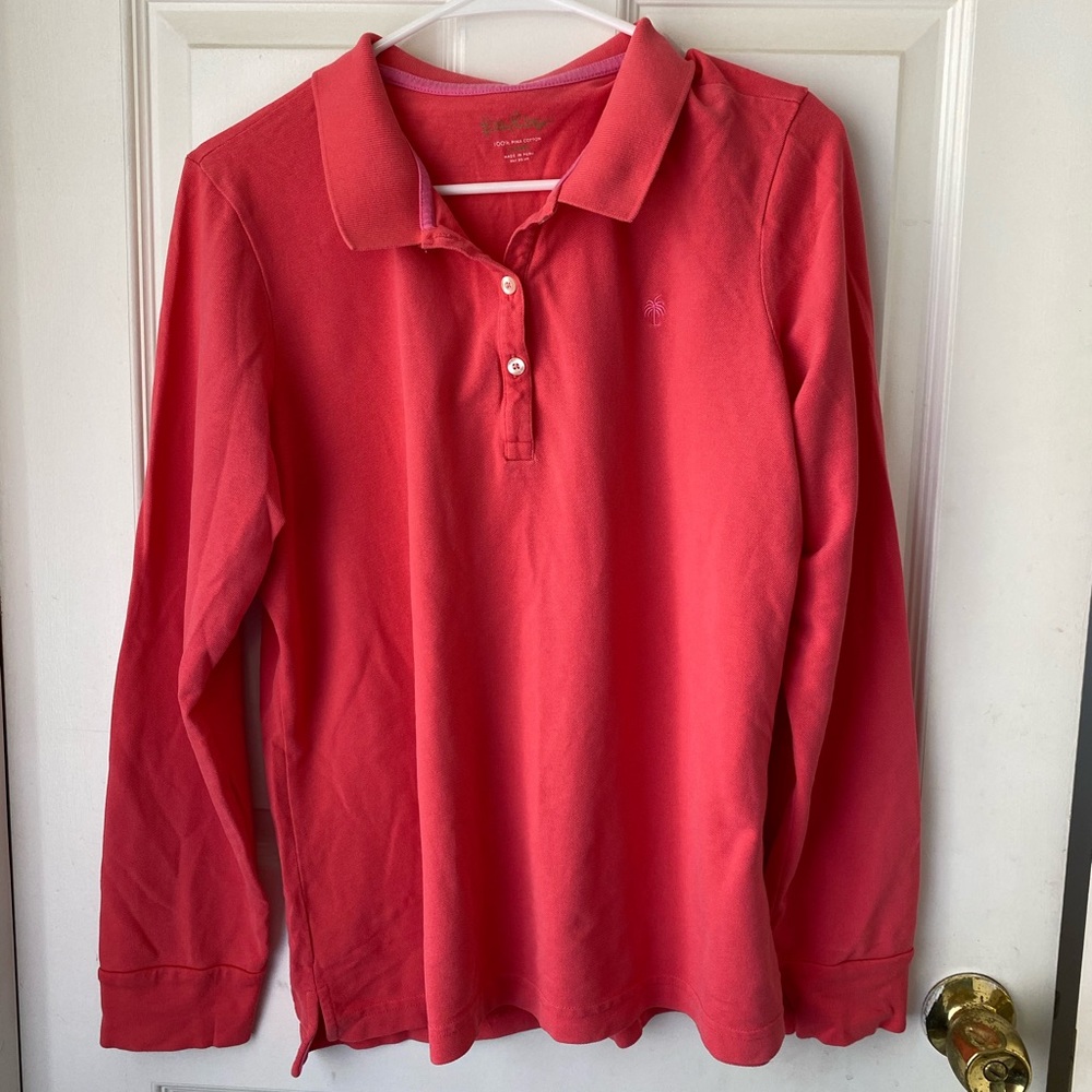 Lilly Pulitzer long sleeve polo